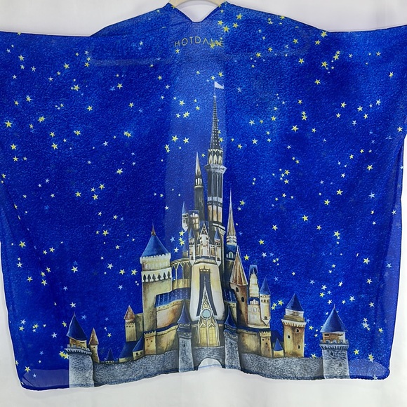 Disney Magical Dreams Cardigan All Over Print Sheer HOTDAME Tinkerbell - Picture 6 of 9